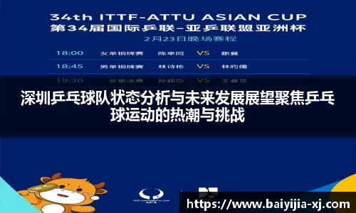 深圳乒乓球队状态分析与未来发展展望聚焦乒乓球运动的热潮与挑战